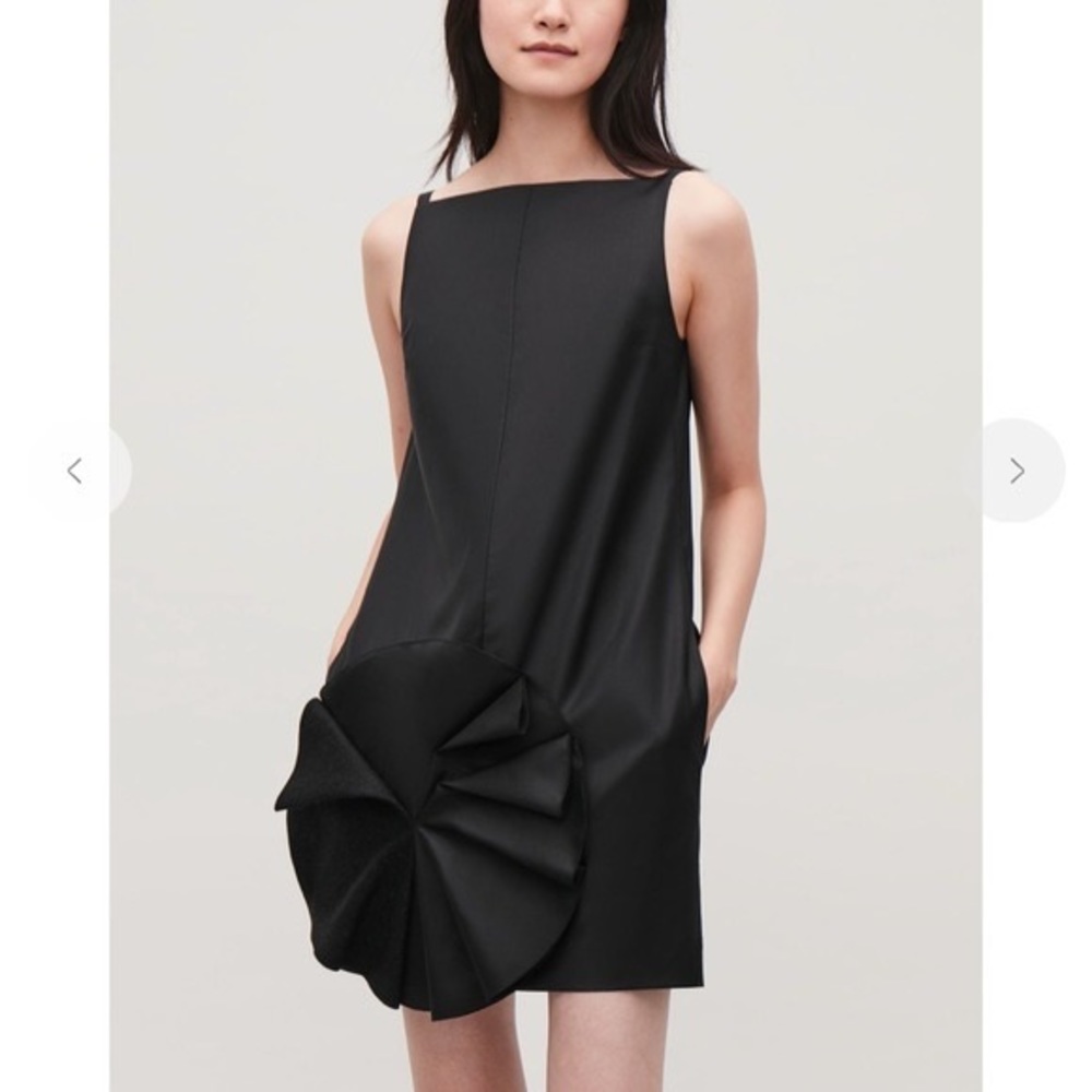 Cos applique wool dress